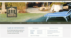 Desktop Screenshot of brasschaatsbadhuis.be